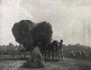 Loading The Hay by Jacobus Nicolaas (Baron Tjarda van) Starckenborgh
