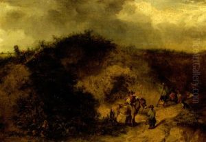 Gypsy Encampment by Arthur J. Stark