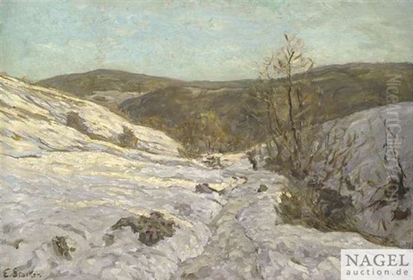 Winter On The Swabian Alb - view 1