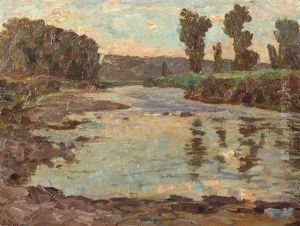 Neckarlandschaft by Erwin Starker