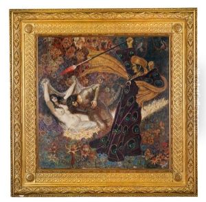 Motiv Aus Der Vorgeschichte Zur Parzifal-erzahlung by Franz Stassen