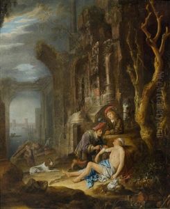 The Good Samaritan (lukas 10: 25-37) by Jan Adriaensz van Staveren