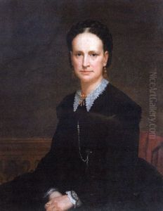 Portrait Of A Gentleman (+ Portrait Of A Lady; Pair) by Junius Brutus Stearns