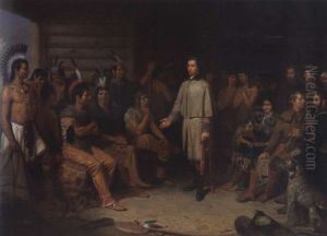 Washington And The Indians Or Washington In The Indian Council