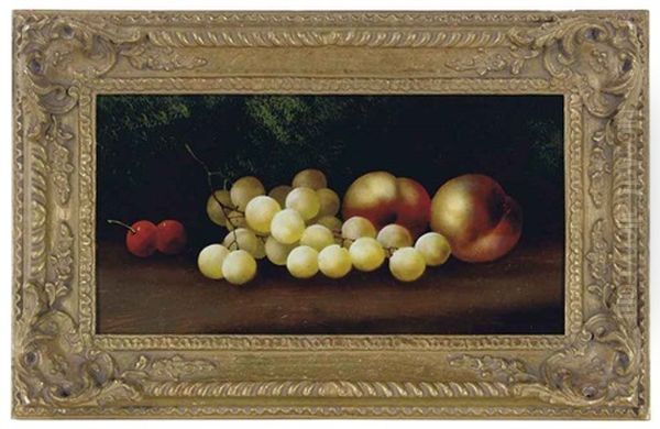 Still Life Of Cherries, Grapes And Peaches On A Forest Floor (+ Still Life; 2 Works) - view 1