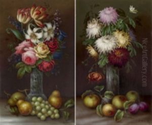 Blumenstillleben (+ Another, Smllr; Set Of 2)