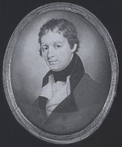 A Gentleman (general Knox?) Wearing Red Coat With Blue Lapels And Collar, White Waistcoat, Cravat And Black Stock by Jeremiah Steele