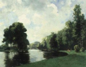 Flusslandschaft by Willem Steelink the Elder