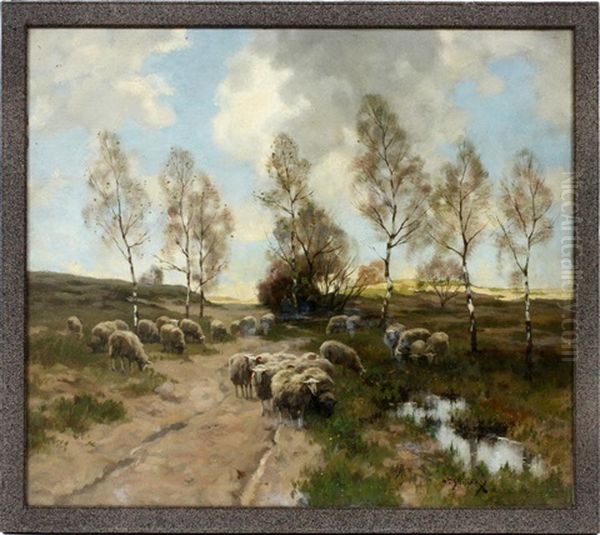 Sheep In A Landscape - view 1