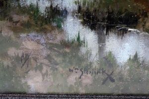Sheep In A Landscape by Willem II Steelink