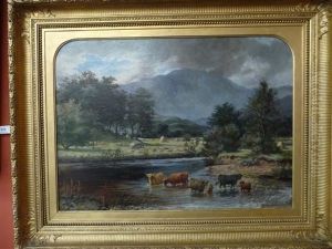 Summer River Landscape In The Highlands