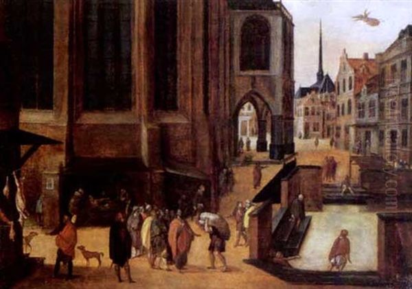 The Cathedral And Munster Square In Aix-la-chapelle - view 1
