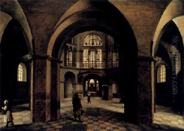 The Interior Of Aachen Cathedral - view 1