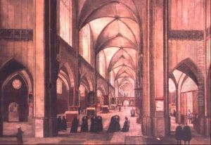 Interieur D'une Cathedrale Gothique