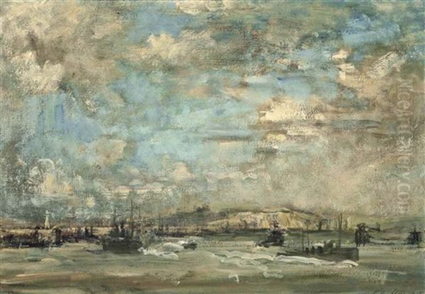 Dover Harbour And Castle - view 1