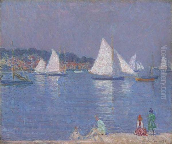 Yachts At Cowes (summer At Cowes) - view 1