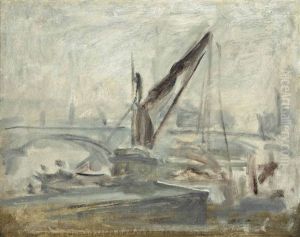 The Thames From Cheyne Walk by Philip Wilson Steer