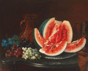 Still Life With Fruits by Mihail Stefanescu