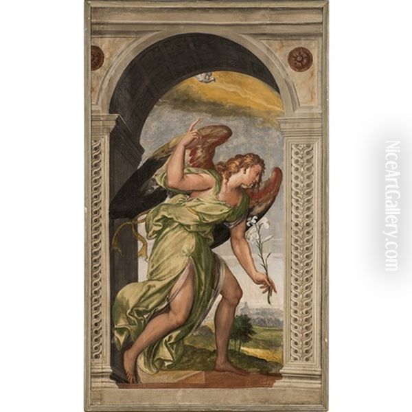 L"ange De L"annonciation; La Vierge De L"annonciation (2 Works) - view 1