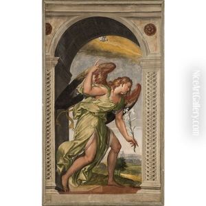 L"ange De L"annonciation; La Vierge De L"annonciation (2 Works) by Sigismondo de Stefani