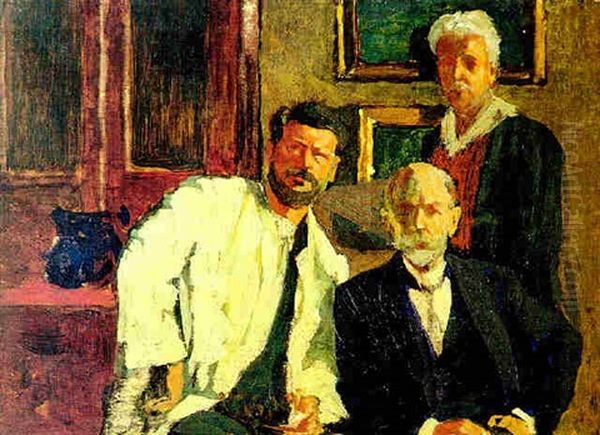 I Tre Amici: Beppe Ciardi, Pietro Fragiacomo E Vincenzo De Stefani - view 1