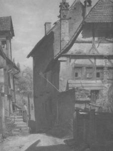 Parthie Aus Uberlingen Am Bodensee by Eduard Steffen
