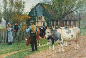 Farmers Get To Chat In A Village