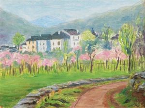 In The Maggia Valley Near Locarno by Heinrich Stegemann