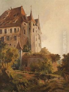 Schlossansicht by Franz Stegmann