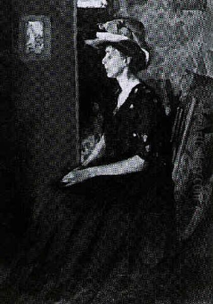 Seated Woman In Profile - view 1