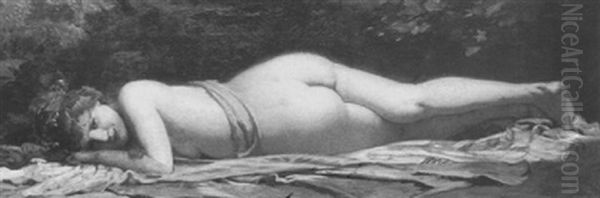A Reclining Female Nude - view 1