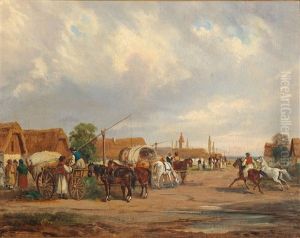 Hungarian Village by Alfred (A. Stone) Steinacker