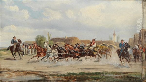 Horse Market In Cipse / Comitat - view 1