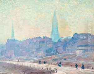 Abbruch Der Niedernstrase In Alt-hamburg by Eduard Steinbach
