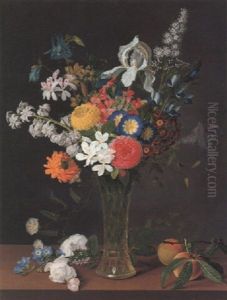 Blumen In Einer Vase by Anton Steiner