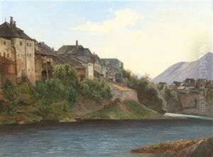 Scene Of Waidhofen On The River Ybbs Scene Of Waidhofen On The River Ybbs