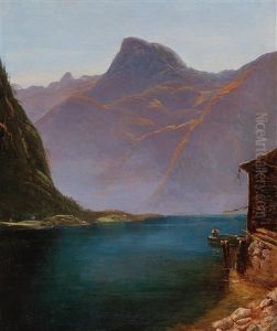 Motif Of Lake Hallstatt