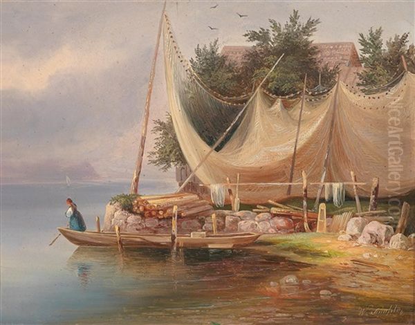 Fishing Hut By The Lake - view 1