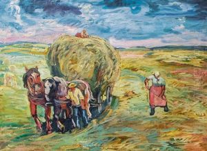 Hay Harvest by Heinrich Steinhagen