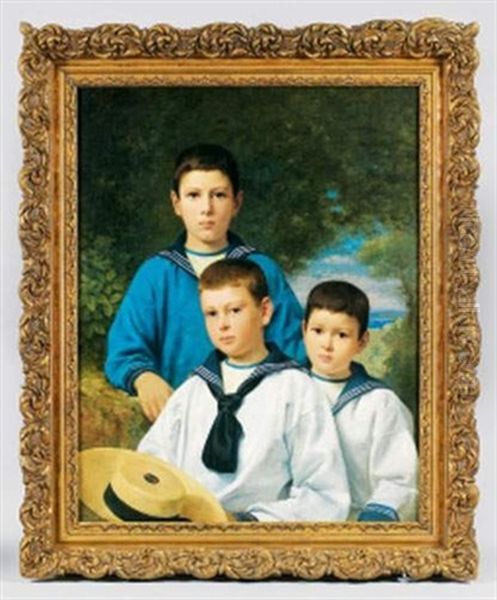 Portrait De Famille, Les Trois Freres - view 1