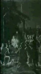 Anbetung Der Heiligen Drei Konige by Friedrich Karl Steinhardt