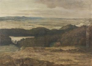 Landschaft Am Oberrhein by Wilhelm August Theodor von Steinhausen
