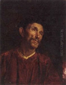 Portrait D'homme by Adolphe Charles Ed. Steinheil