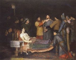 La Mort De Richard Coeur-de-lion by Adolphe Charles Ed. Steinheil