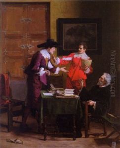 The Contract by Louis-Charles-Auguste Steinheil