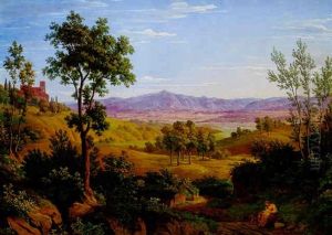 Landschaft In Der Romischen Campagna