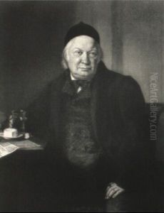 Portrait Eines Bonvivant Bei Der Morgendlichen Brotzeit