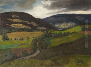 Norwegische Landschaft by Theophile Alexandre Steinlen