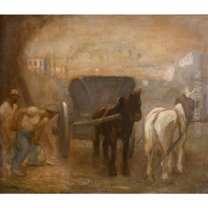 Les Ouvriers by Theophile Alexandre Steinlen