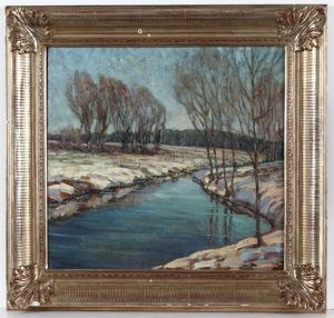 Winterlandschaft by Beppo (Joseph) Steinmetz